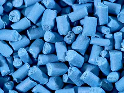 blue pellets